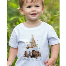  Fényképes gyerek póló - Boldog karácsonyt gyerek póló