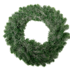  Fenyő koszorú havas zöld 42cm