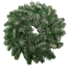  Fenyő koszorú havas zöld D32cm