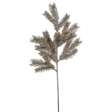  Fenyőág fényes ezüst 45cm dekorációs kellék