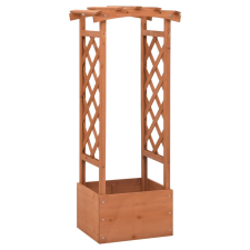 Fenyőfa rácsos ültető boltívvel 49 x 39 x 117 cm kerti tárolás