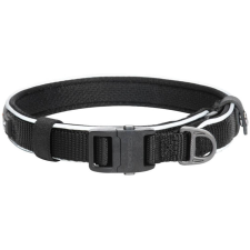  Fényvisszaverő nyakörv Dogness méret XL fekete (Reflective XL BLACK) nyakörv, póráz, hám kutyáknak