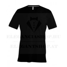  Férfi 100% pamut r.u póló - V-nyakú férfi póló