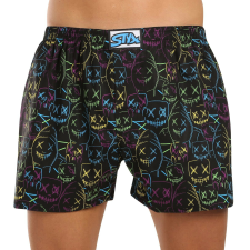  Férfi bő szárú boxeralsó Styx art klasszikus gumi túlméretezett maszk (E1853) 4XL férfi alsó