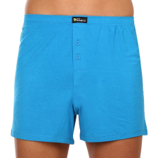 Férfi bő szárú boxeralsók Gino bambusz kék (75194) XL férfi alsó