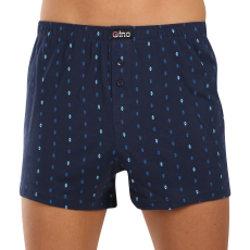  Férfi bő szárú boxeralsók Gino kék (75205-DCMMZM) M