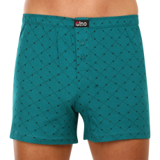  Férfi bő szárú boxeralsók Gino zöld (75183) S