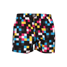 Férfi bő szárú boxeralsók Horsefeathers Manny Cmyk check (AM167D) M férfi alsó