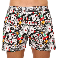 férfi bő szárú boxeralsók Styx art klasszikus gumipánt nagyméretű kaszinó (E1553) 4XL férfi alsó