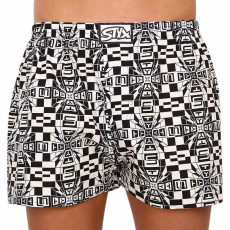  férfi bő szárú boxeralsók Styx art klasszikus gumipánt nagyméretű paradoxon (E1455) 3XL