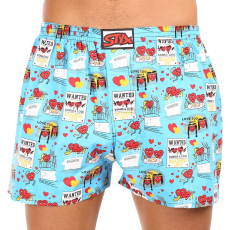  férfi bő szárú boxeralsók Styx art klasszikus gumipánt nagyméretű valentin-napi pár (E1756) 3XL