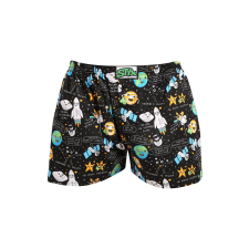 férfi bő szárú boxeralsók Styx art klasszikus gumipánt univerzum (A1758) XL férfi alsó