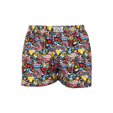  férfi bő szárú boxeralsók Styx art klasszikus gumipánt vázlat (A1254) XL