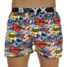 Férfi bő szárú boxeralsók Styx art sportos gumipánt (B1153) S férfi alsó