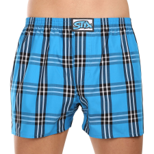 Férfi bő szárú boxeralsók Styx klasszikus gumipánt többszínű nagyméretű (E1030) 3XL férfi alsó