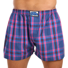 Férfi bő szárú boxeralsók Styx klasszikus gumipánt többszínű nagyméretű (E1032) 3XL férfi alsó