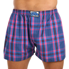 Férfi bő szárú boxeralsók Styx klasszikus gumipánt többszínű nagyméretű (E1032) 5XL férfi alsó