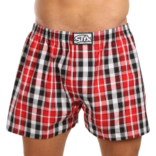 Férfi bő szárú boxeralsók Styx klasszikus gumipánt többszínű nagyméretű (E1035) 5XL férfi alsó