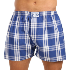  Férfi bő szárú boxeralsók Styx klasszikus gumipánt többszínű nagyméretű (E1040) 4XL