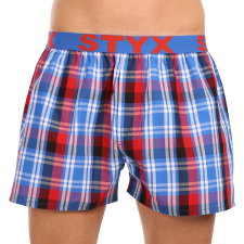 Férfi bő szárú boxeralsók Styx sportos gumipánt többszínben (B1037) XL férfi alsó