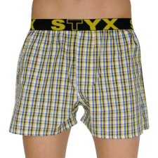 Férfi bő szárú boxeralsók Styx sportos gumipánt többszínben (B107) XL férfi alsó
