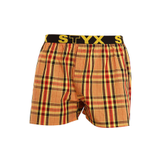 Férfi bő szárú boxeralsók Styx sportos gumipánt többszínben (B921) XXL férfi alsó