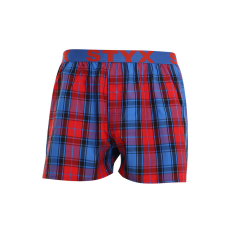  Férfi bő szárú boxeralsók Styx sportos gumipánt többszínben (B927) XL