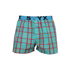  Férfi bő szárú boxeralsók Styx sportos gumipánt többszínben (B939) XL férfi alsó