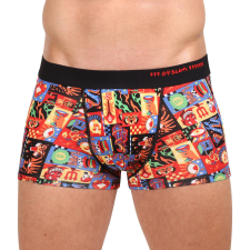 Férfi boxeralsó 69SLAM csípő bambusz WEIRD BLOCK ELIJAH (MHBWBK-BB) XL férfi alsó