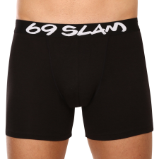  Férfi boxeralsó 69SLAM fit bambusz egyszínű bambusz (MBVPLN-BK) M férfi alsó