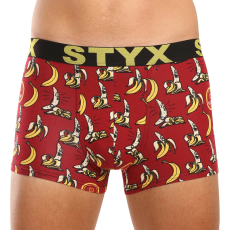  Férfi boxeralsó Styx art sportos gumipánt készült nagyméretű banánok (R1359) 3XL