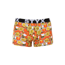 Férfi boxeralsó Styx art sportos gumipánt készült nagyméretű méhek (R1654) 5XL férfi alsó