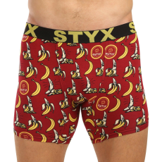  Férfi boxeralsó Styx hosszú művészet sportos gumipánt banánok (UN1359) M