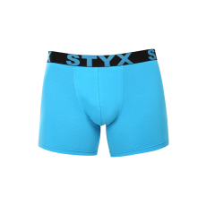  Férfi boxeralsó Styx hosszú sportos gumipánt világoskék (U1169) XL