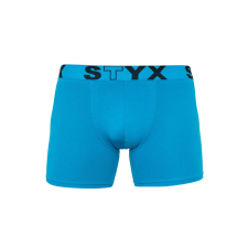 Férfi boxeralsó Styx hosszú sportos gumipánt világoskék (U969) S férfi alsó