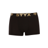  Férfi boxeralsó Styx / KTV sportos gumipánt fekete - fekete gumi (GTC960) XXL