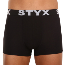  Férfi boxeralsó Styx sportos gumipánt nagyméretű fekete (R960) 5XL