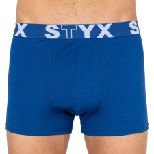 Férfi boxeralsó Styx sportos gumipánt nagyméretű sötétkék (R968) 5XL férfi alsó