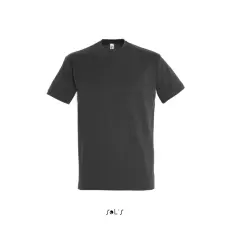  Férfi IMPERIAL környakas rövid ujjú pamut póló, SOLS SO11500, Mouse Grey-3XL