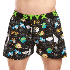  Férfi klasszikus boxeralsó Styx art sport gumi univerzum (B1758) XL
