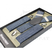  Férfi nadrágtartó - Kék halszálkás ajándéktárgy