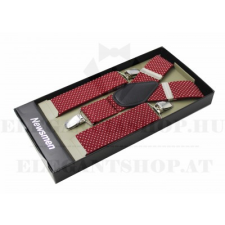  Férfi nadrágtartó - Meggypiros aprópöttyös ajándéktárgy