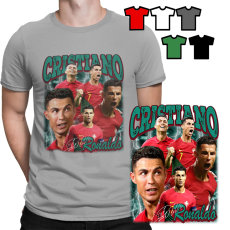 Férfi póló - Cristiano Ronaldo focista - S