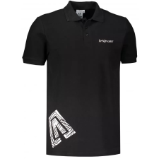 Férfi póló gallérral ALTISPORT ALM013203 FEKETE ÉS FEHÉR méret: XXL férfi póló