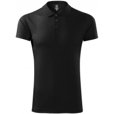  Férfi póló gallérral ALTISPORT NoPrint NP/ALM712 FEKETE méret: XL