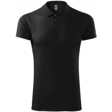 Férfi póló gallérral ALTISPORT NoPrint NP/ALM712 FEKETE méret: XXL férfi póló