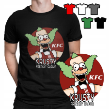FÉRFI PÓLÓ - KFC KRUSTY FAST FOOD LOGÓ - XL férfi póló