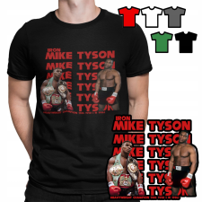 FÉRFI PÓLÓ MINTÁK - IRON MIKE TYSON BOKSZ MMA HARC KETREC - L férfi póló