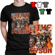  FÉRFI PÓLÓ MINTÁK - IRON MIKE TYSON BOKSZ MMA HARC KETREC - XL