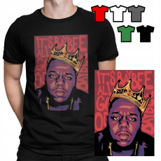  FÉRFI PÓLÓ MINTÁK VÁLASZTÁS - NOTÓRIUS NAGY RAPPER HIP HOP - XXXL 3XL
